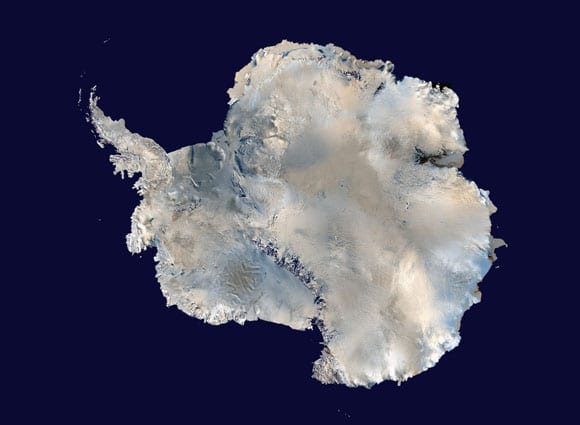 Antarctique map