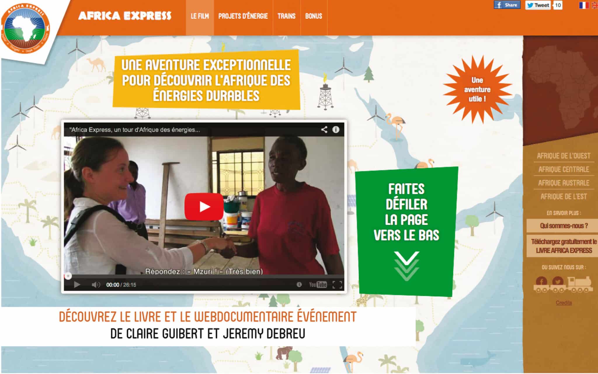 Africa Express - MkF éditions - Afrique - webdocumentaire